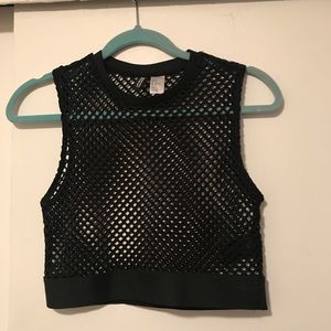 h&m fishnet top